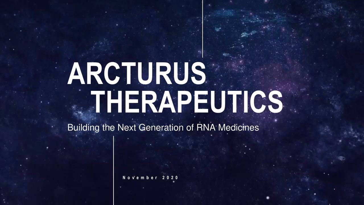 Arcturus therapeutics stock price