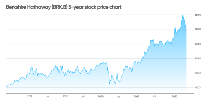 Berkshire hathaway stock a share price